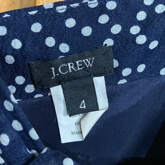 JCrew Polka Dot Dress size 4 - Picture 3 of 4